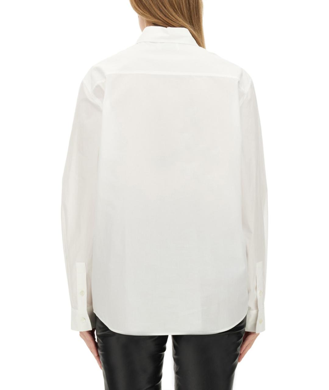 MOSCHINO JEANS Белая хлопковая рубашка, фото 3
