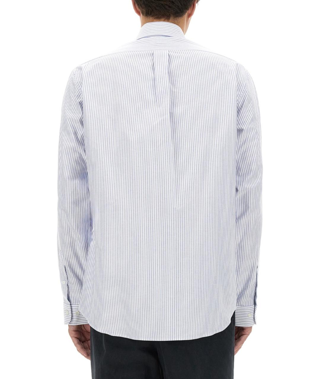 BALLY Голубая хлопковая классическая рубашка, фото 3