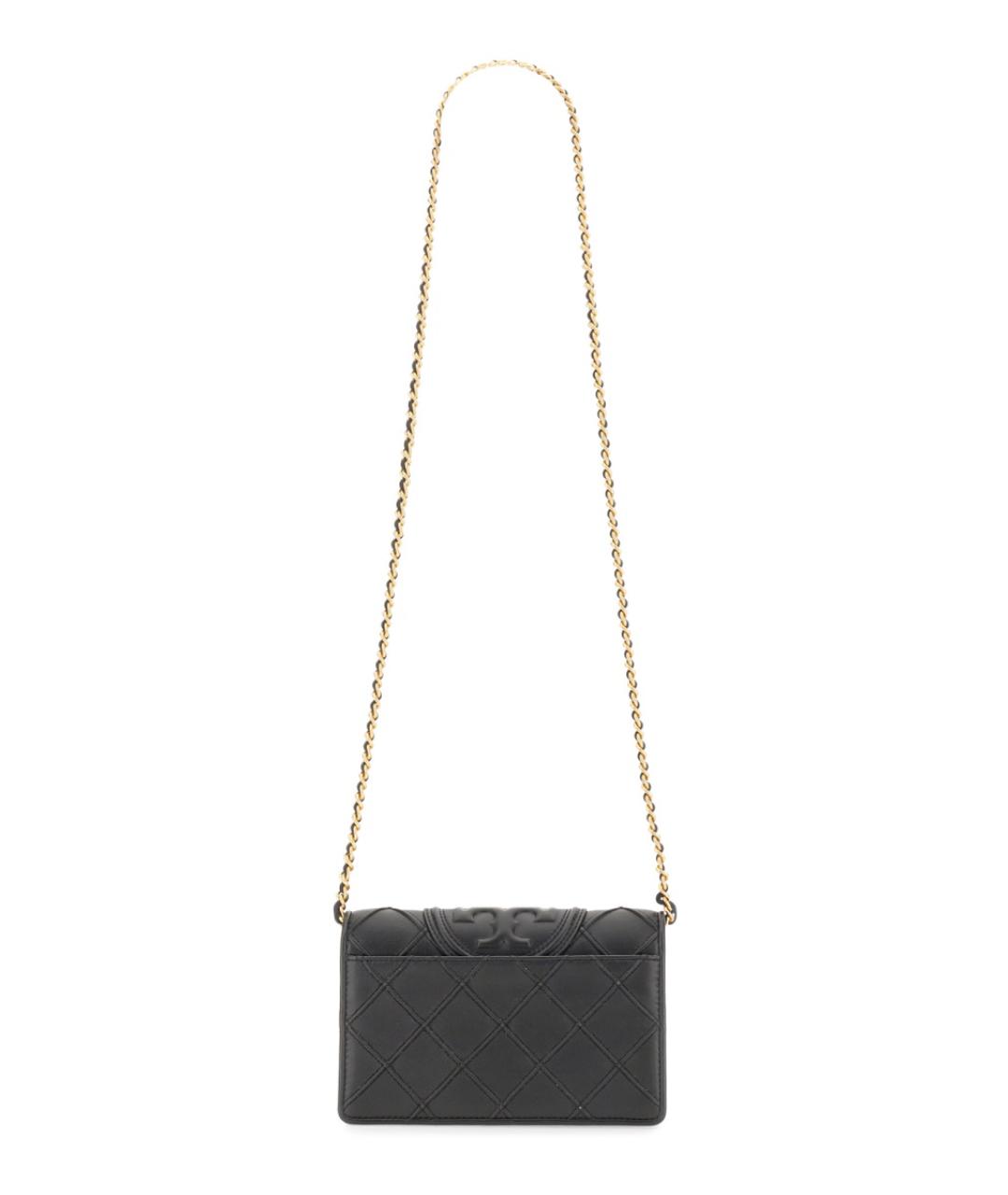 TORY BURCH Черный кожаный кошелек, фото 3