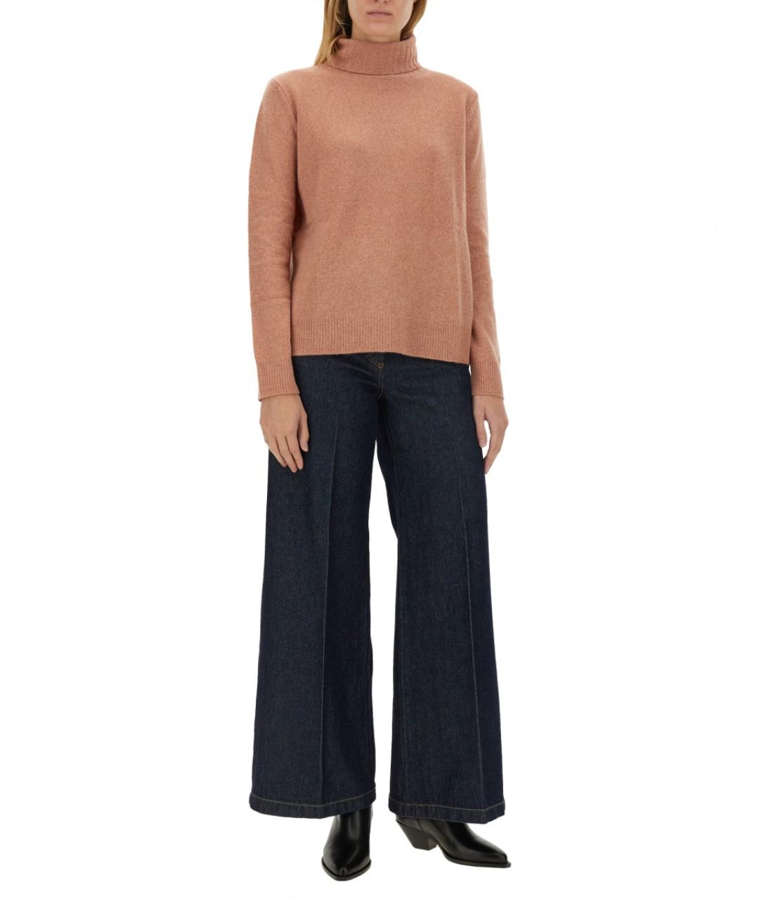 ASPESI Розовый шерстяной джемпер / свитер, фото 2