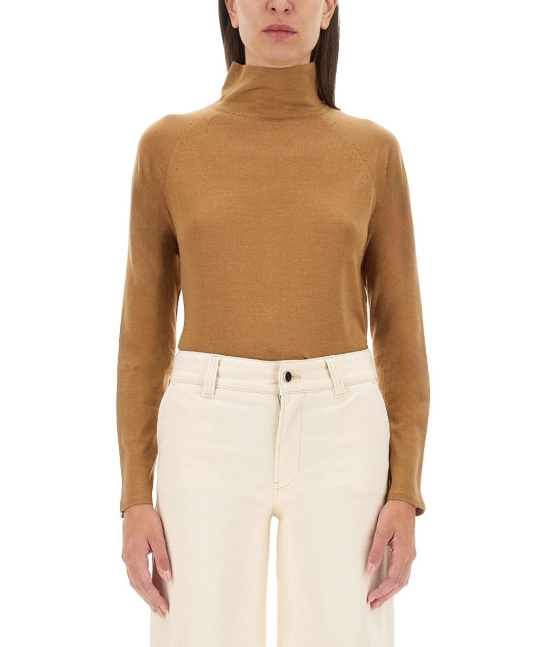 KITON Коричневый кашемировый джемпер / свитер, фото 5