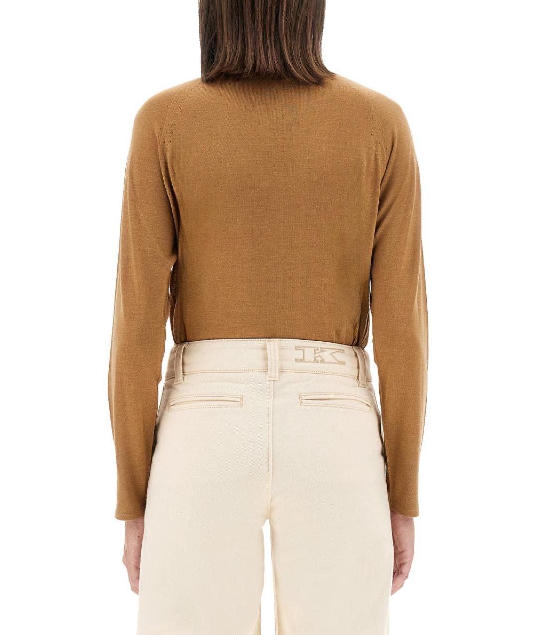 KITON Коричневый кашемировый джемпер / свитер, фото 3