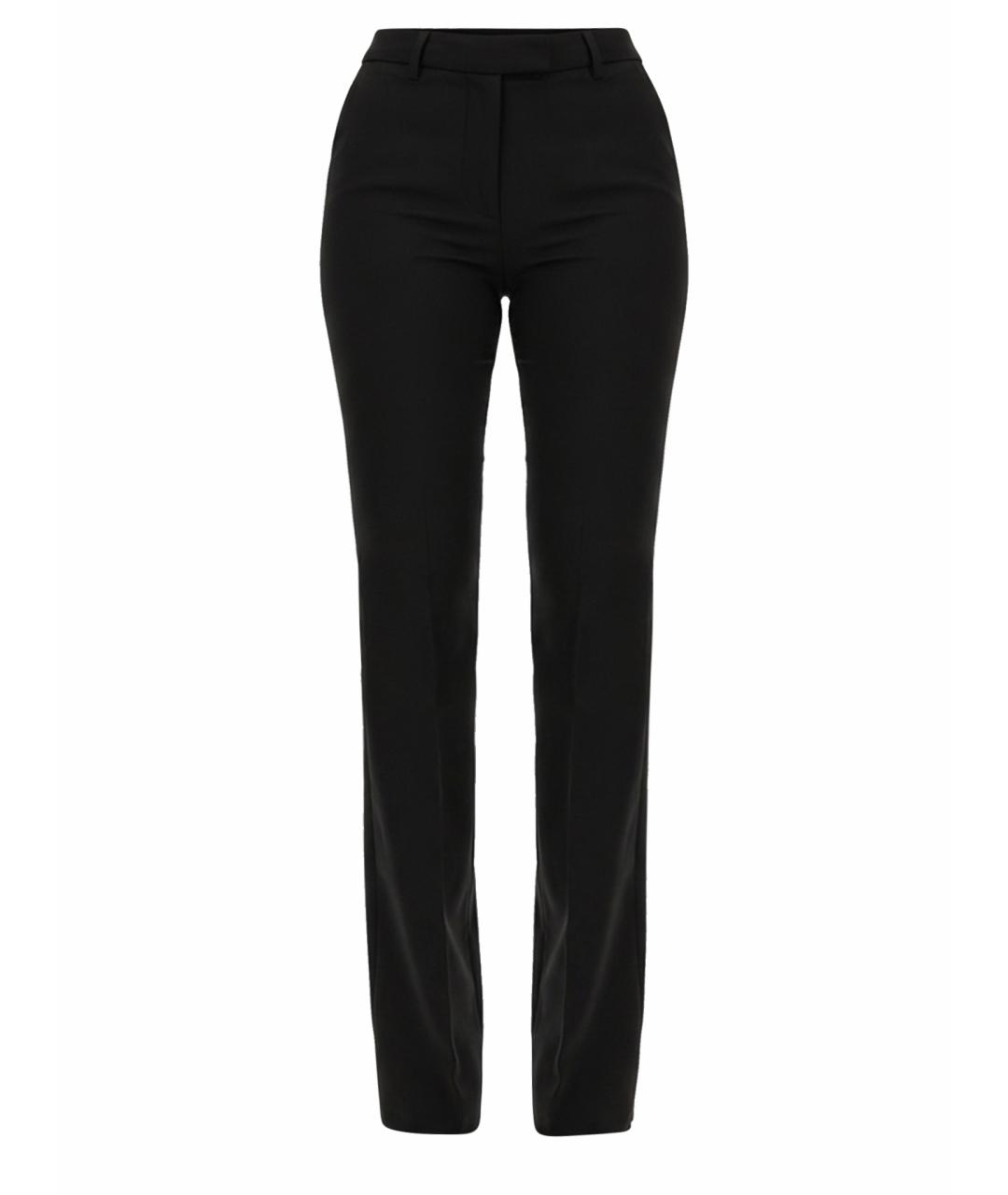 THELATEST Черные прямые брюки, фото 1