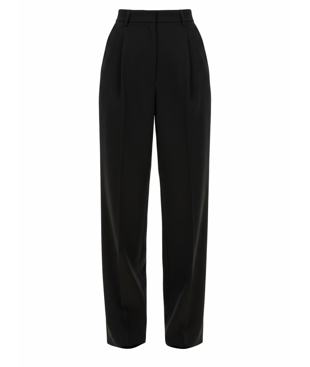 THELATEST Черные полиэстеровые прямые брюки, фото 1