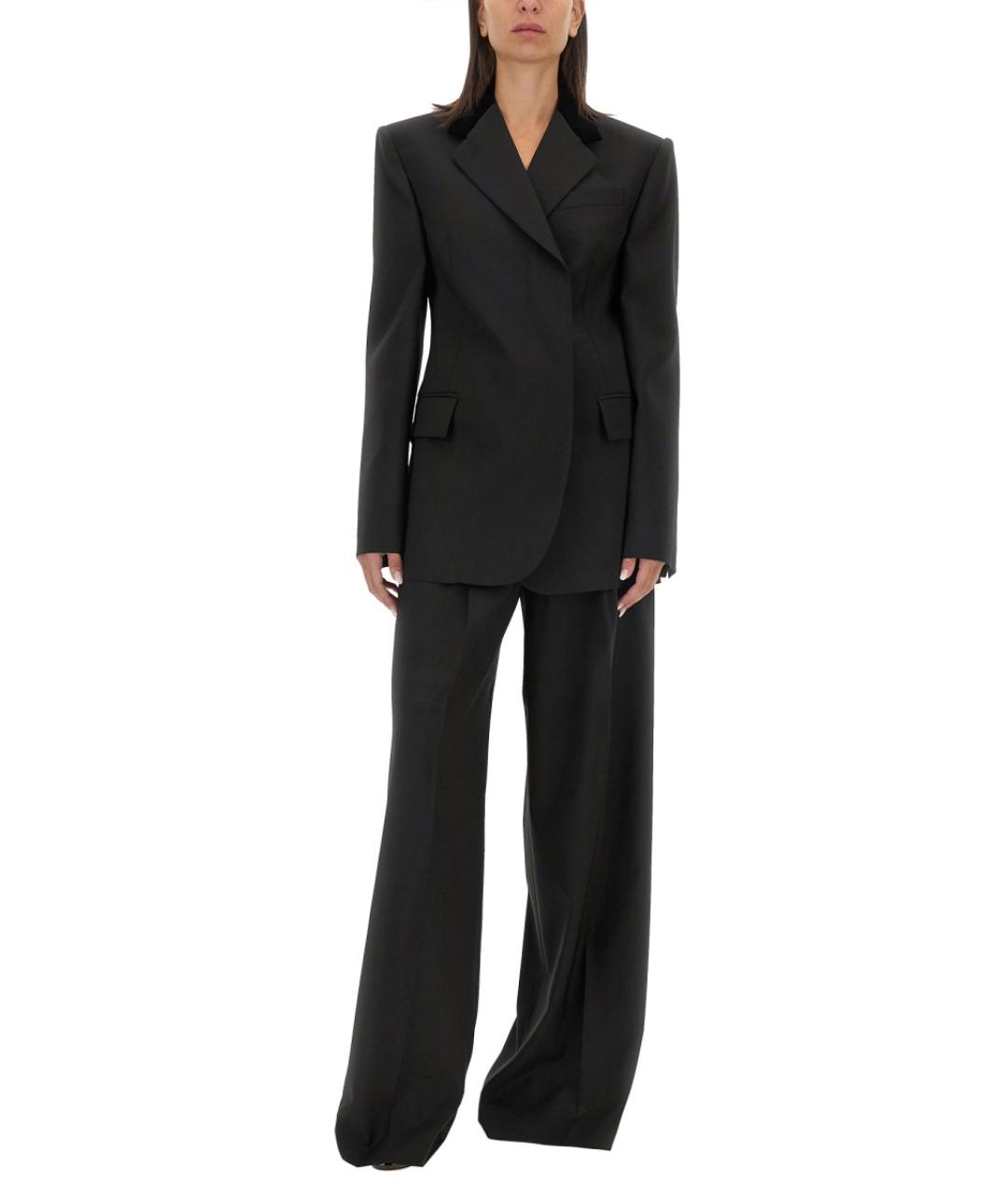 SPORTMAX Черный шерстяной жакет/пиджак, фото 2