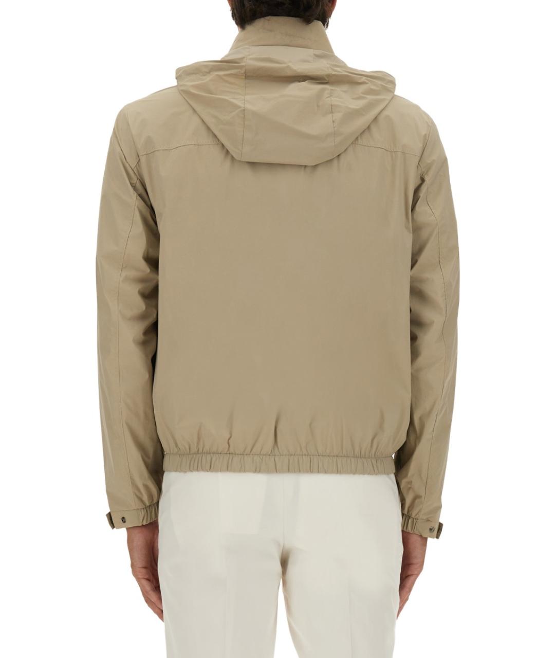 HUGO BOSS Бежевая полиамидовая куртка, фото 3