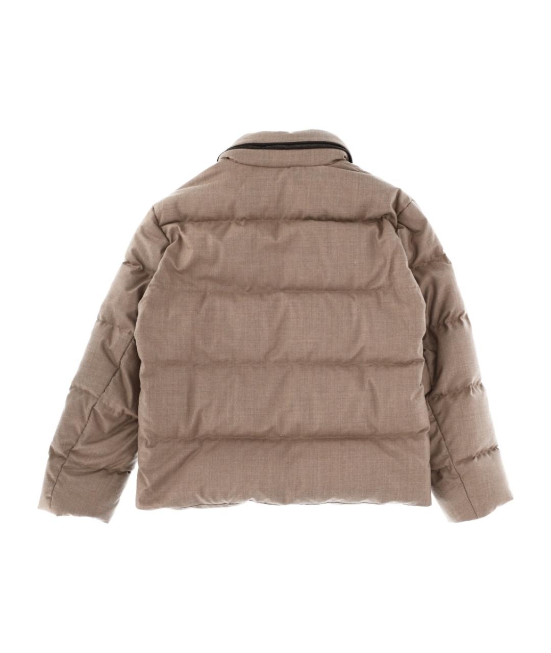 HUGO BOSS Бежевый шерстяной пуховик, фото 2