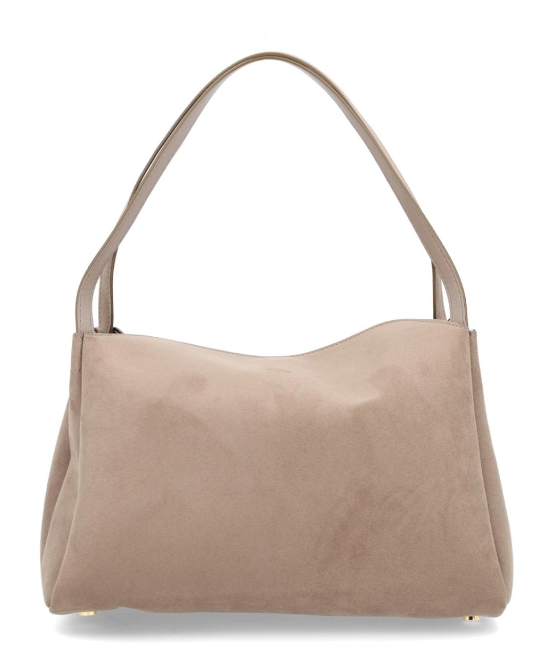 THEMOIRE Бежевая синтетическая сумка через плечо, фото 3
