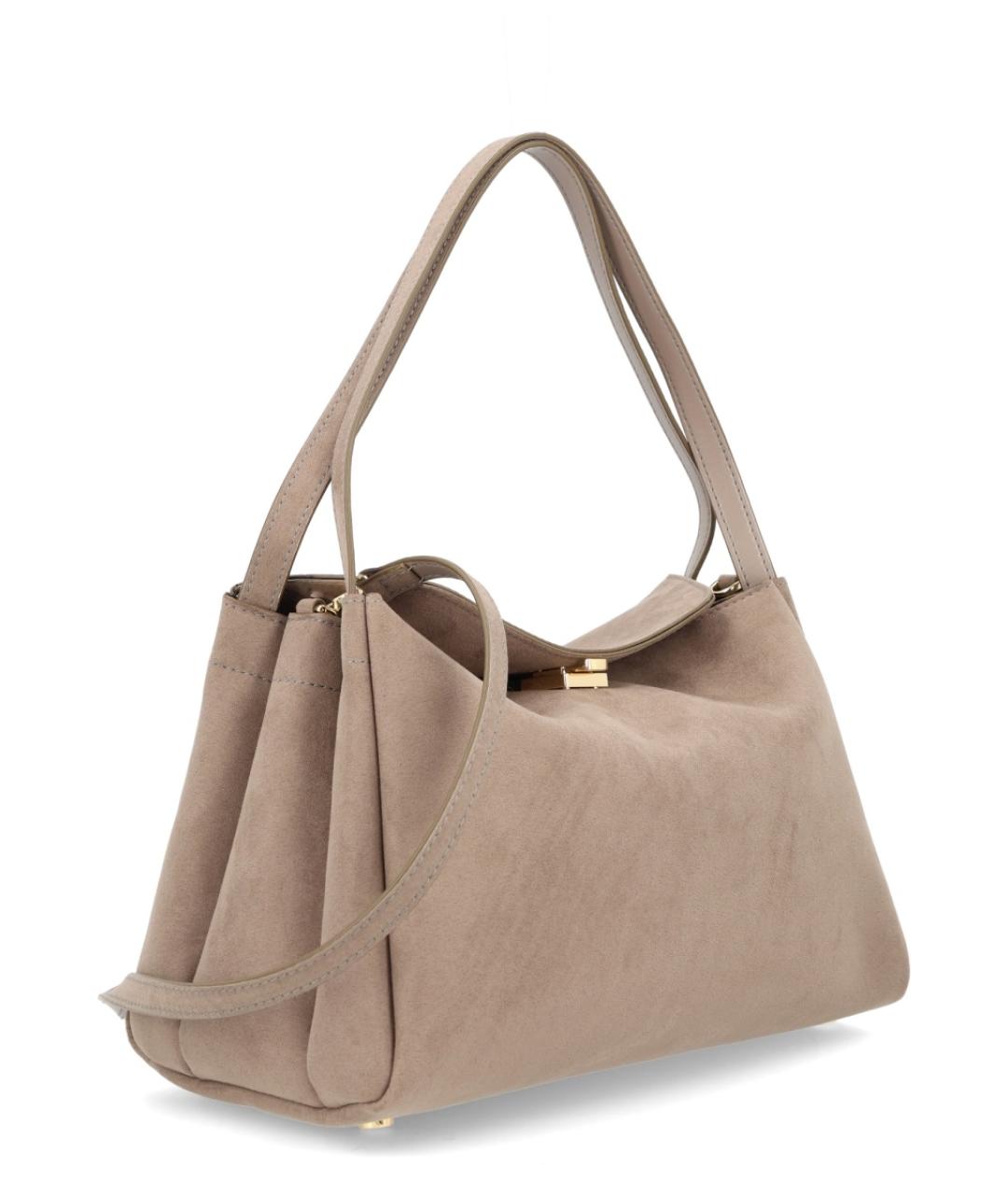 THEMOIRE Бежевая синтетическая сумка через плечо, фото 2