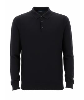 HUGO BOSS Поло с длинным рукавом