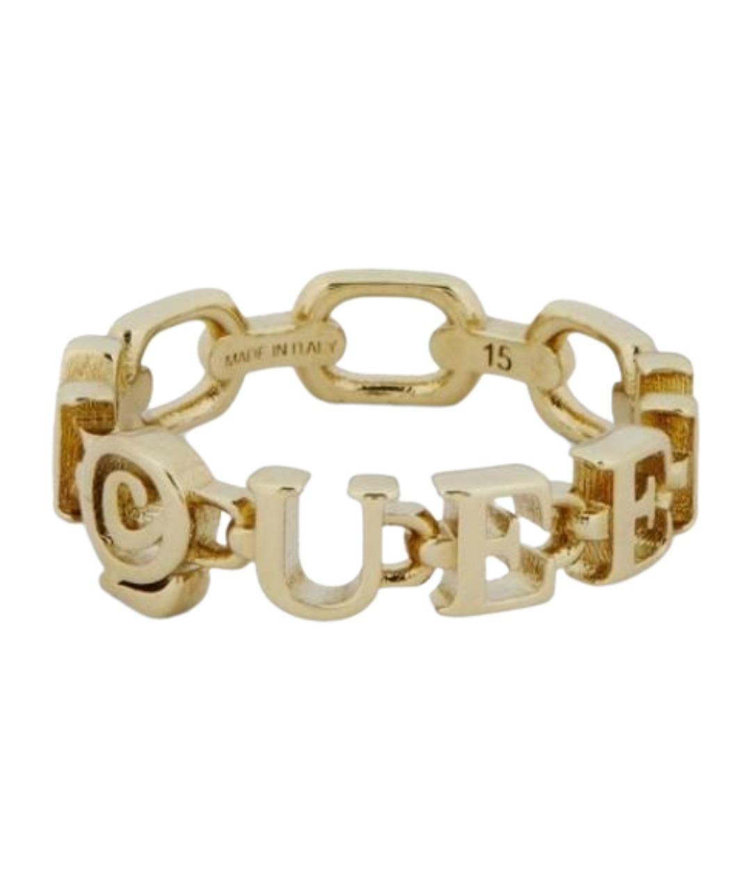 ALEXANDER MCQUEEN Золотое металлическое кольцо, фото 1