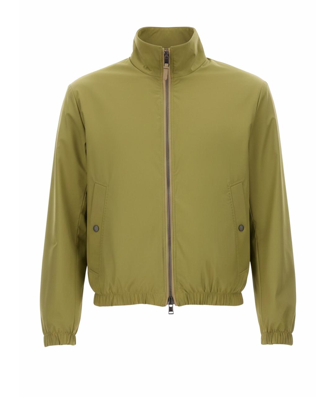 HUGO BOSS Зеленая полиэстеровая куртка, фото 1