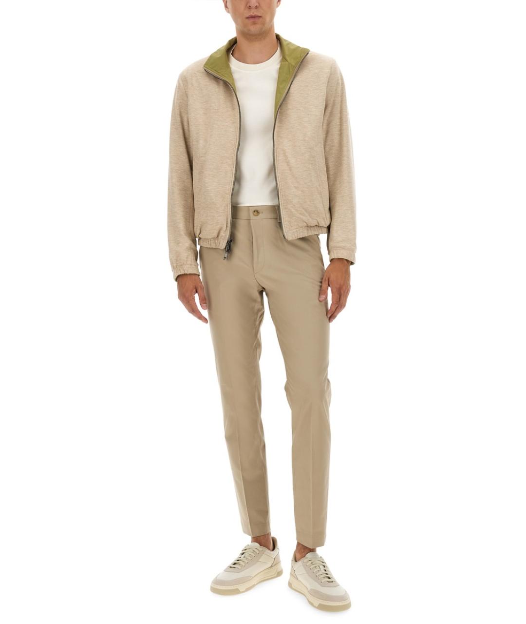 HUGO BOSS Зеленая полиэстеровая куртка, фото 4