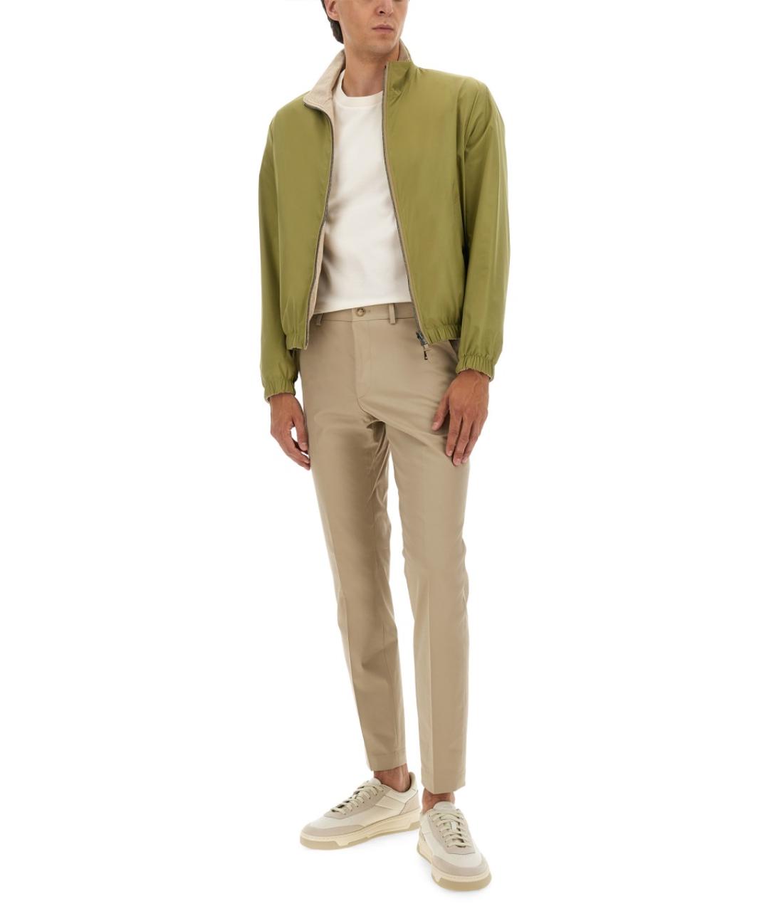 HUGO BOSS Зеленая полиэстеровая куртка, фото 2