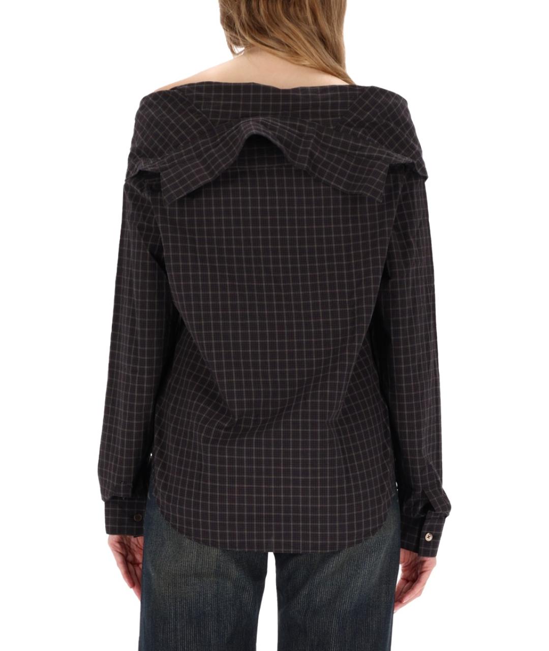 OUR LEGACY Черная хлопковая рубашка, фото 3