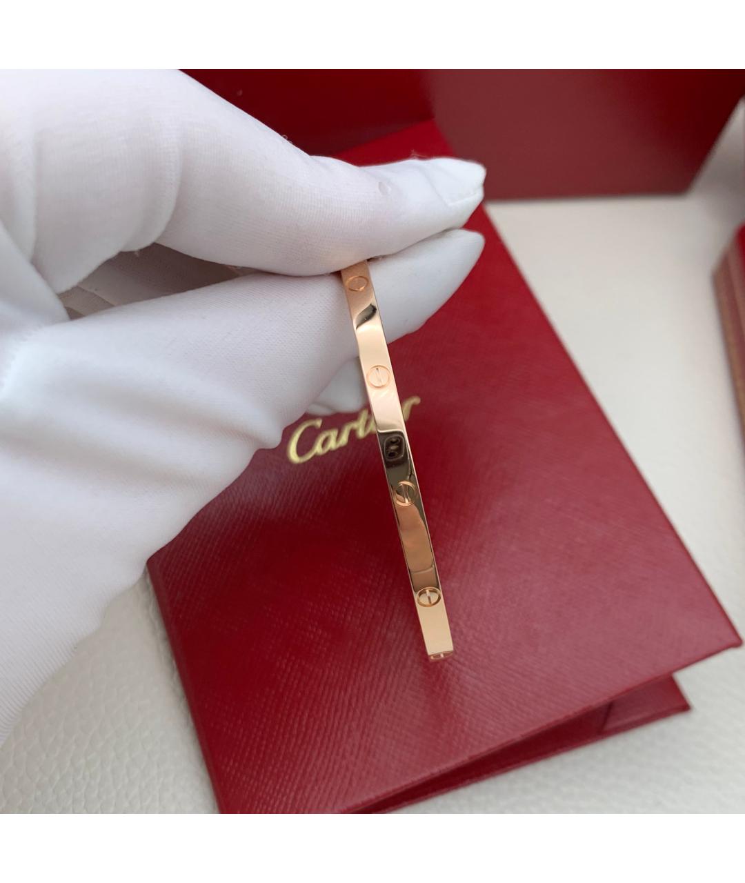 CARTIER Золотой браслет из розового золота, фото 3