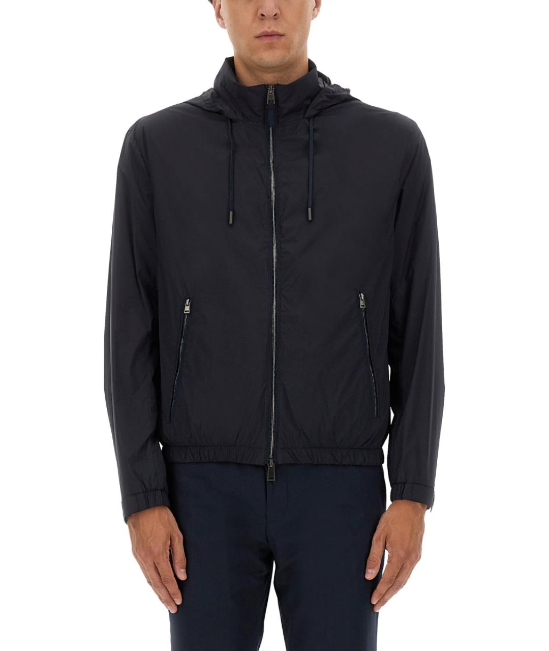 HUGO BOSS Синяя полиамидовая куртка, фото 5