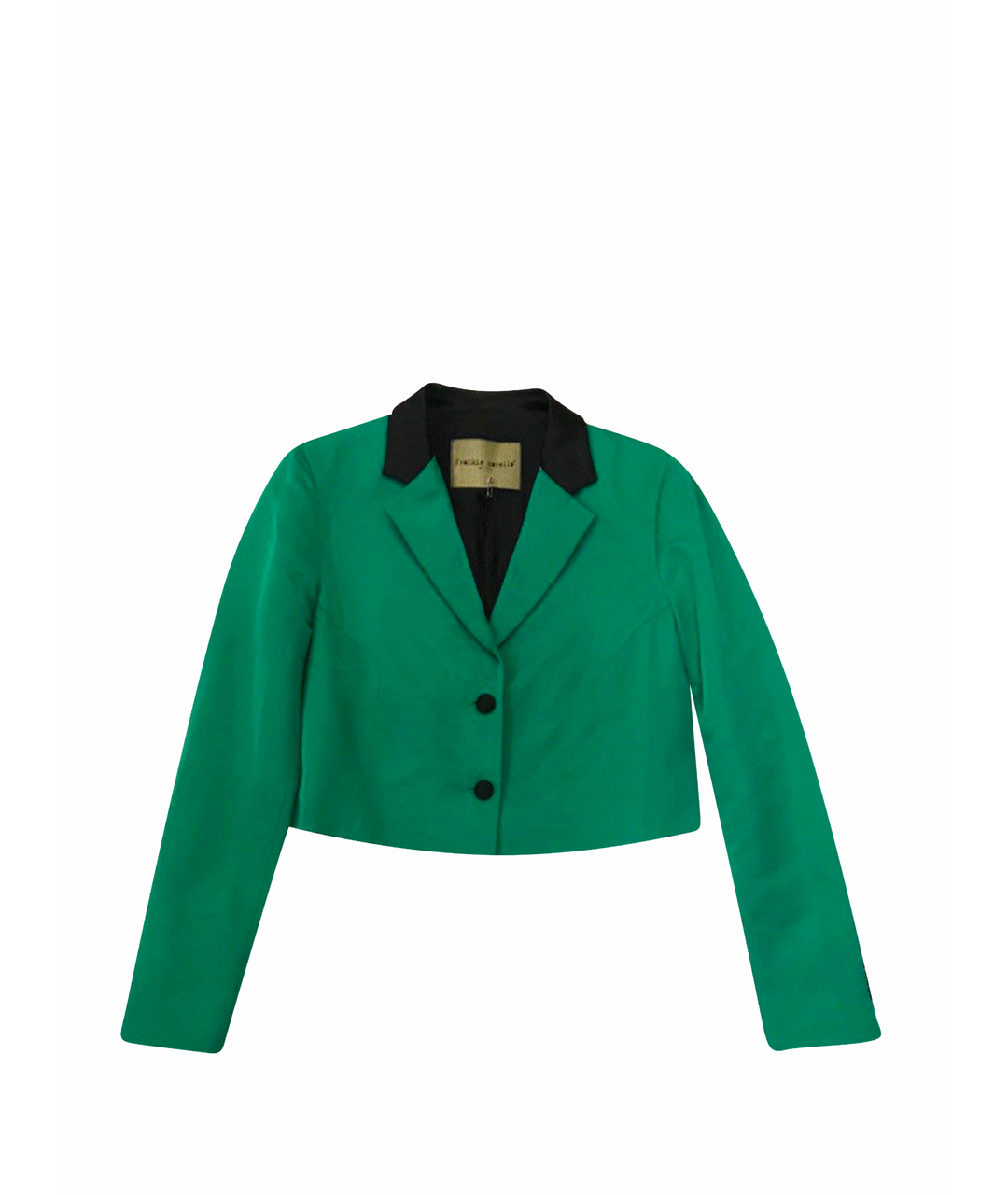 FRANKIE MORELLO Зеленый хлопковый жакет/пиджак, фото 1