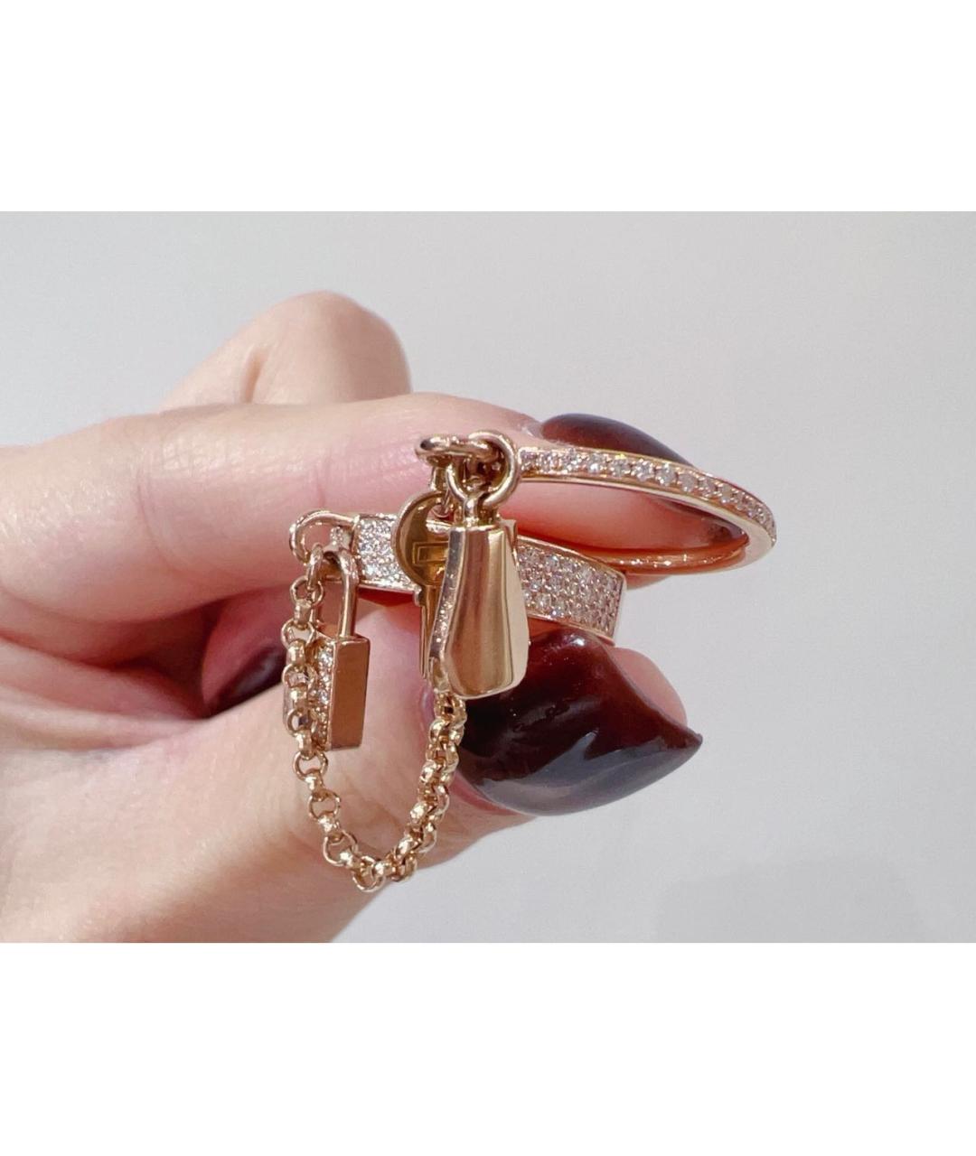 HERMES Розовое кольцо из розового золота, фото 4