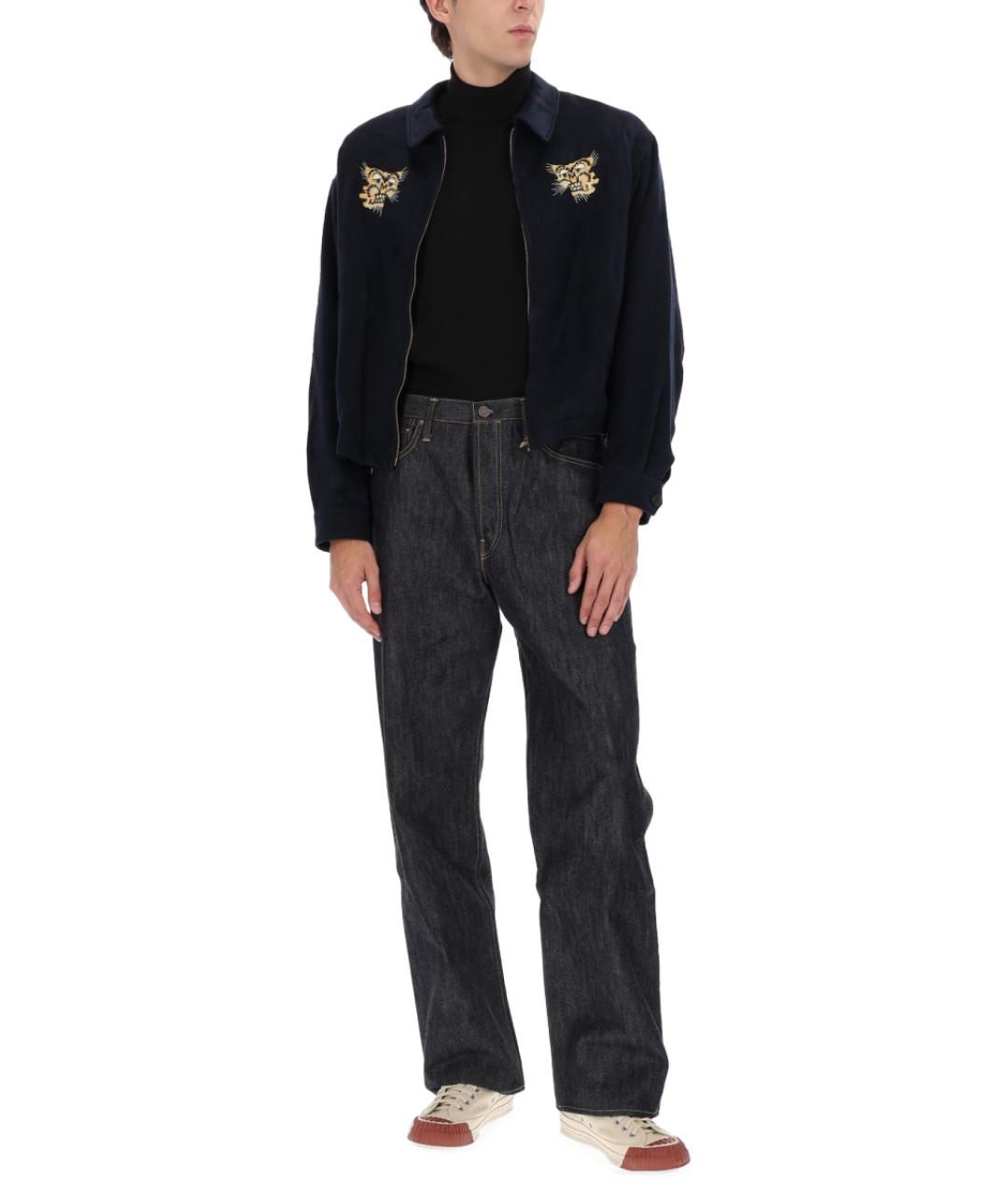 VISVIM Синяя шелковая куртка, фото 2