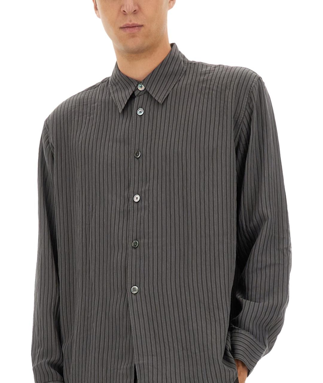OUR LEGACY Серая кэжуал рубашка, фото 4