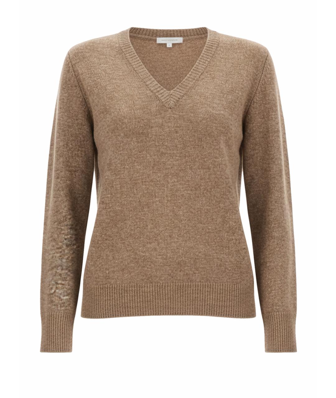 ASPESI Бежевый шерстяной джемпер / свитер, фото 1