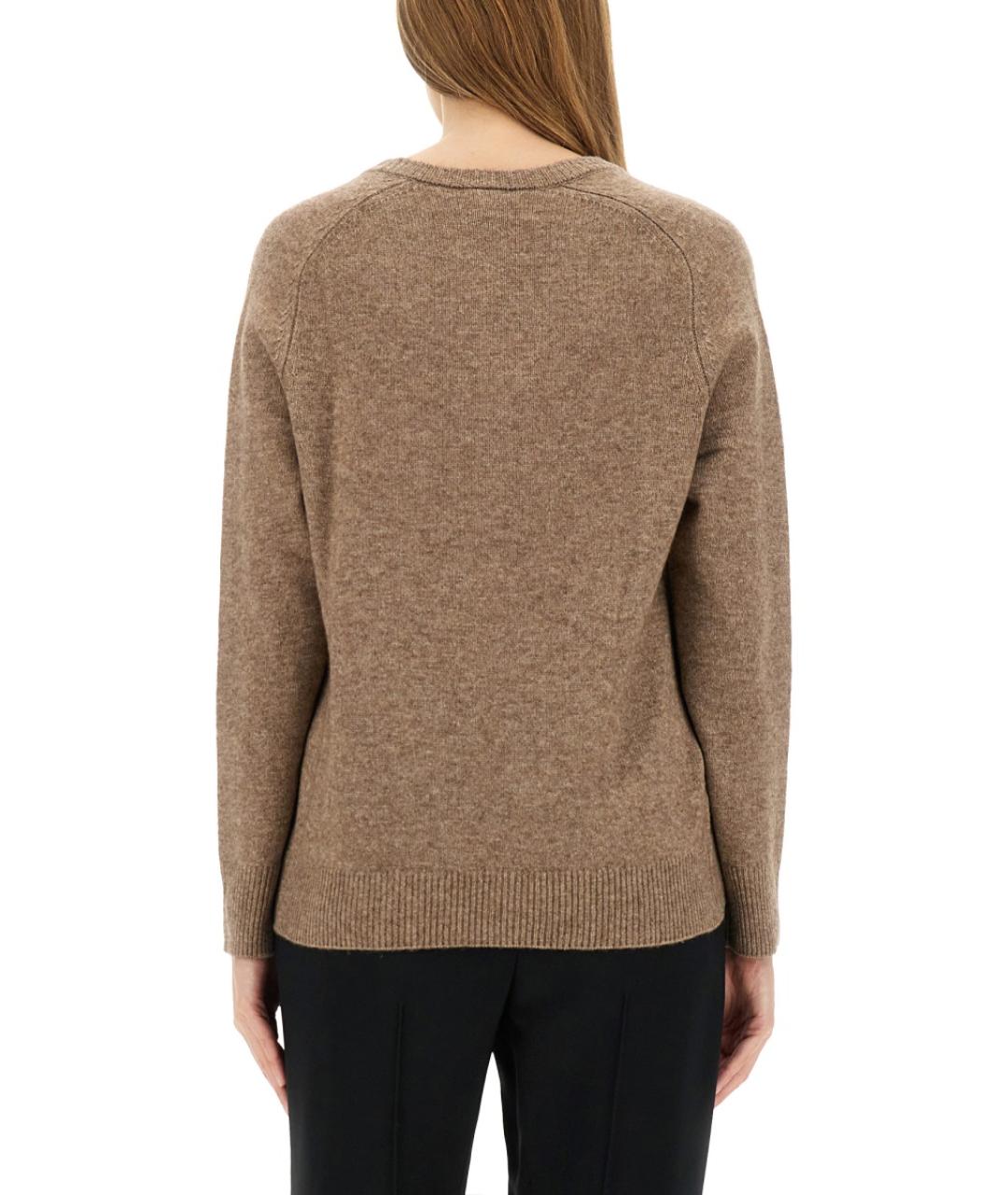 ASPESI Бежевый шерстяной джемпер / свитер, фото 3