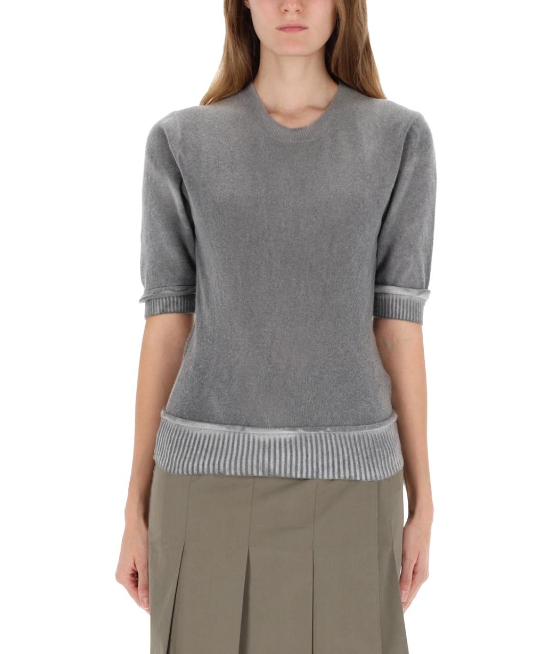 OUR LEGACY Серая шерстяная футболка, фото 5