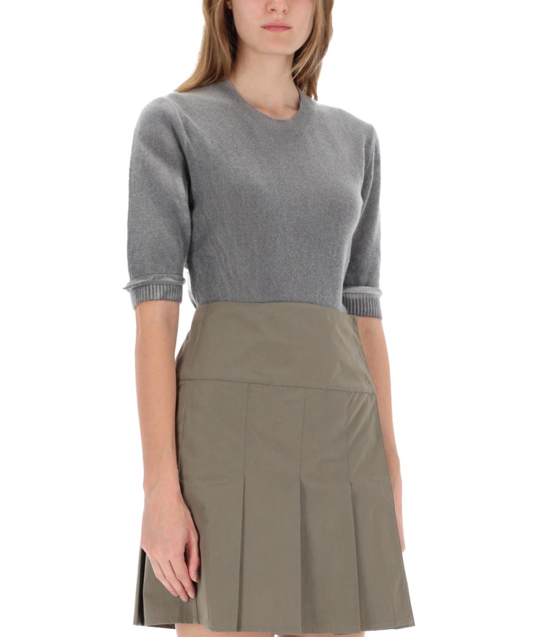 OUR LEGACY Серая шерстяная футболка, фото 4