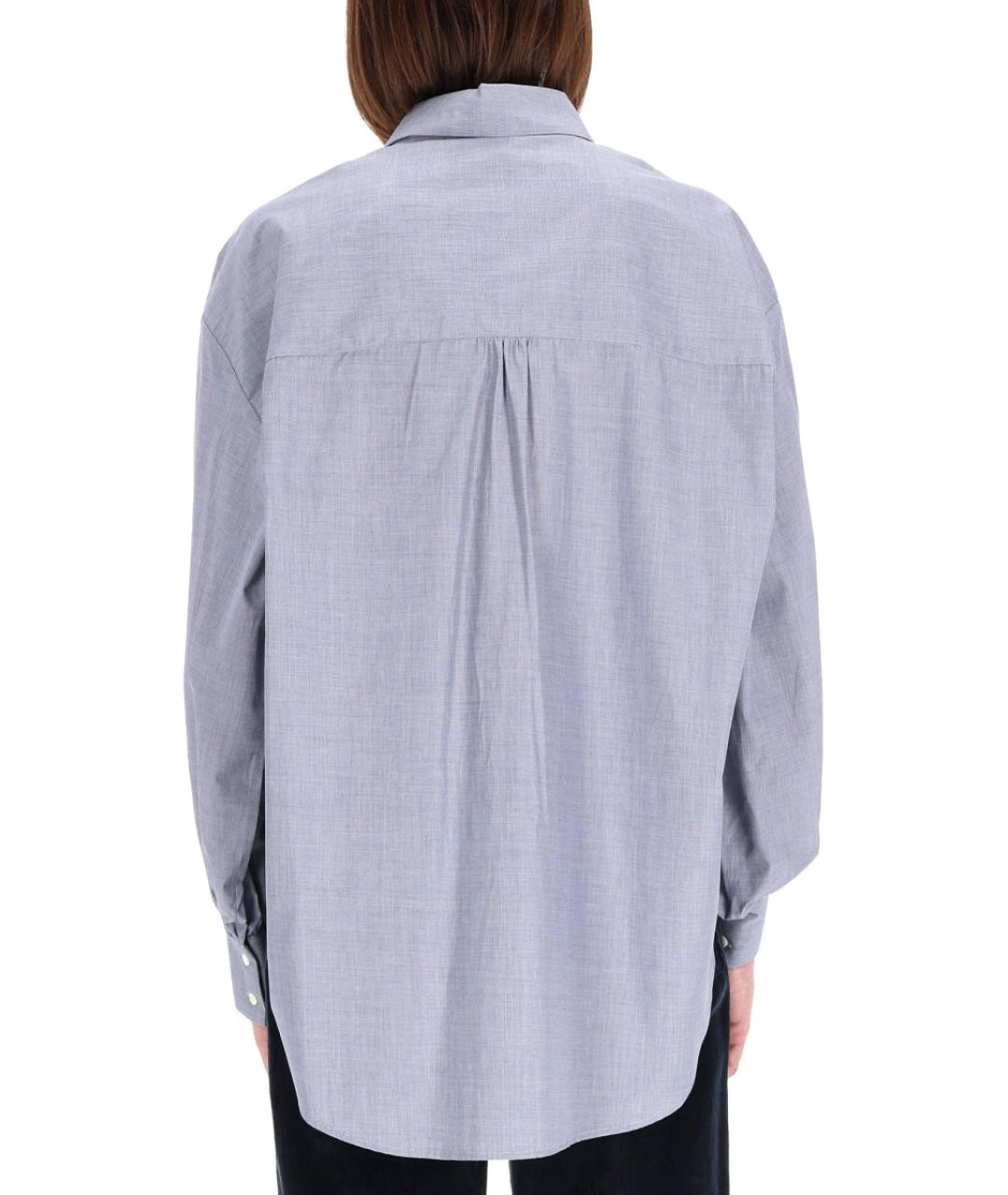 ASPESI Голубая хлопковая рубашка, фото 4