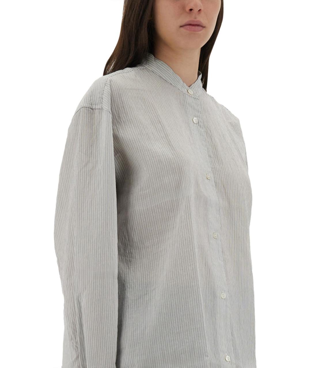 STUDIO NICHOLSON Белая полиамидовая рубашка, фото 4