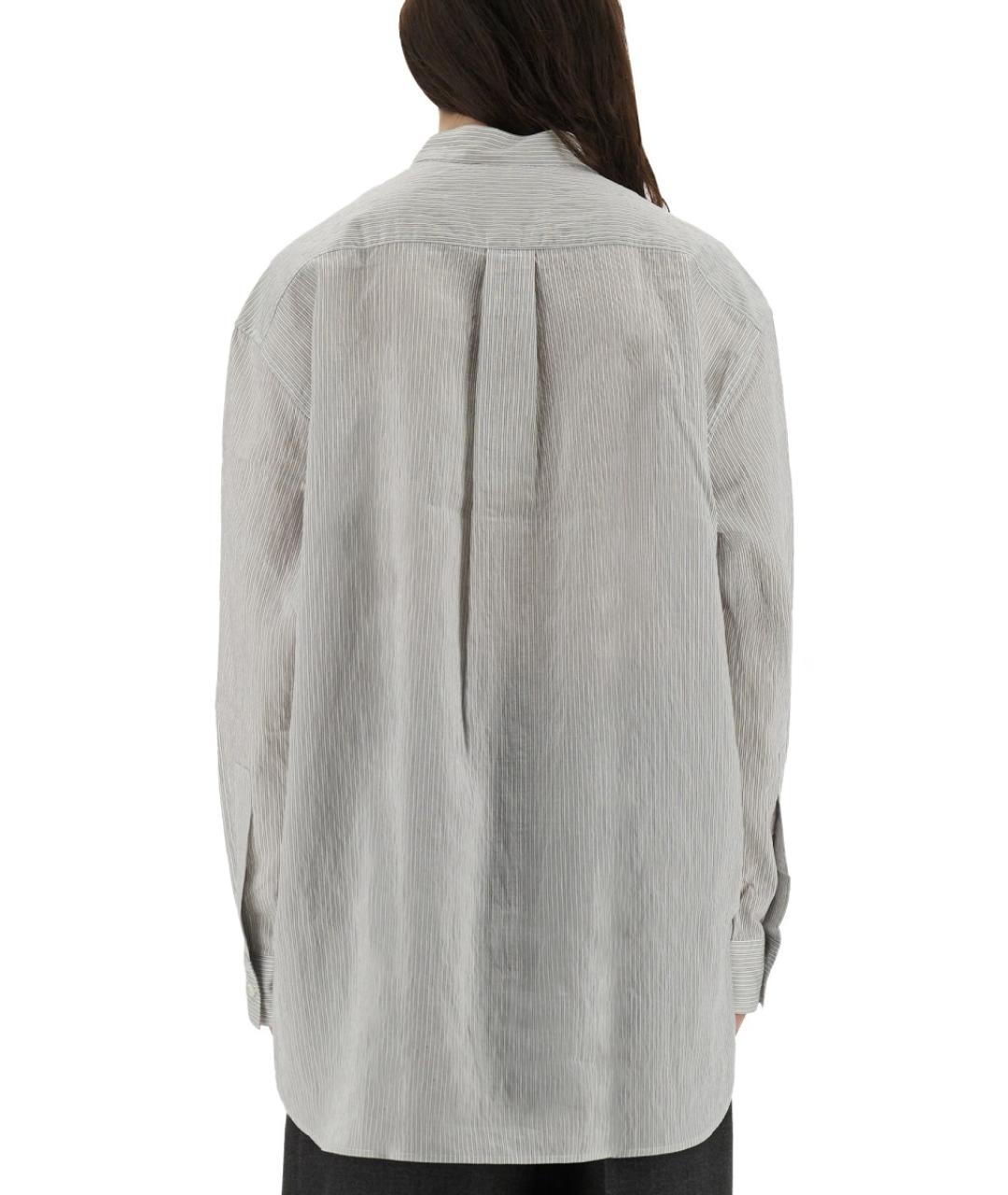 STUDIO NICHOLSON Белая полиамидовая рубашка, фото 3