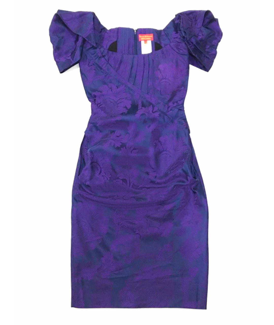 VIVIENNE WESTWOOD Фиолетовое вискозное повседневное платье, фото 1