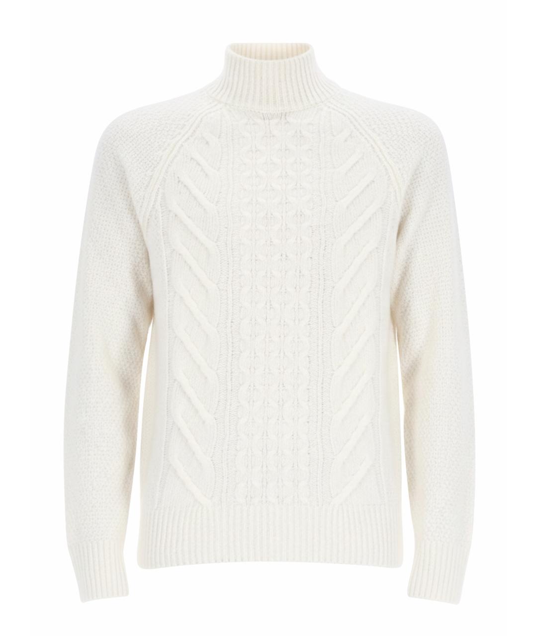 HUGO BOSS Белый шерстяной джемпер / свитер, фото 1