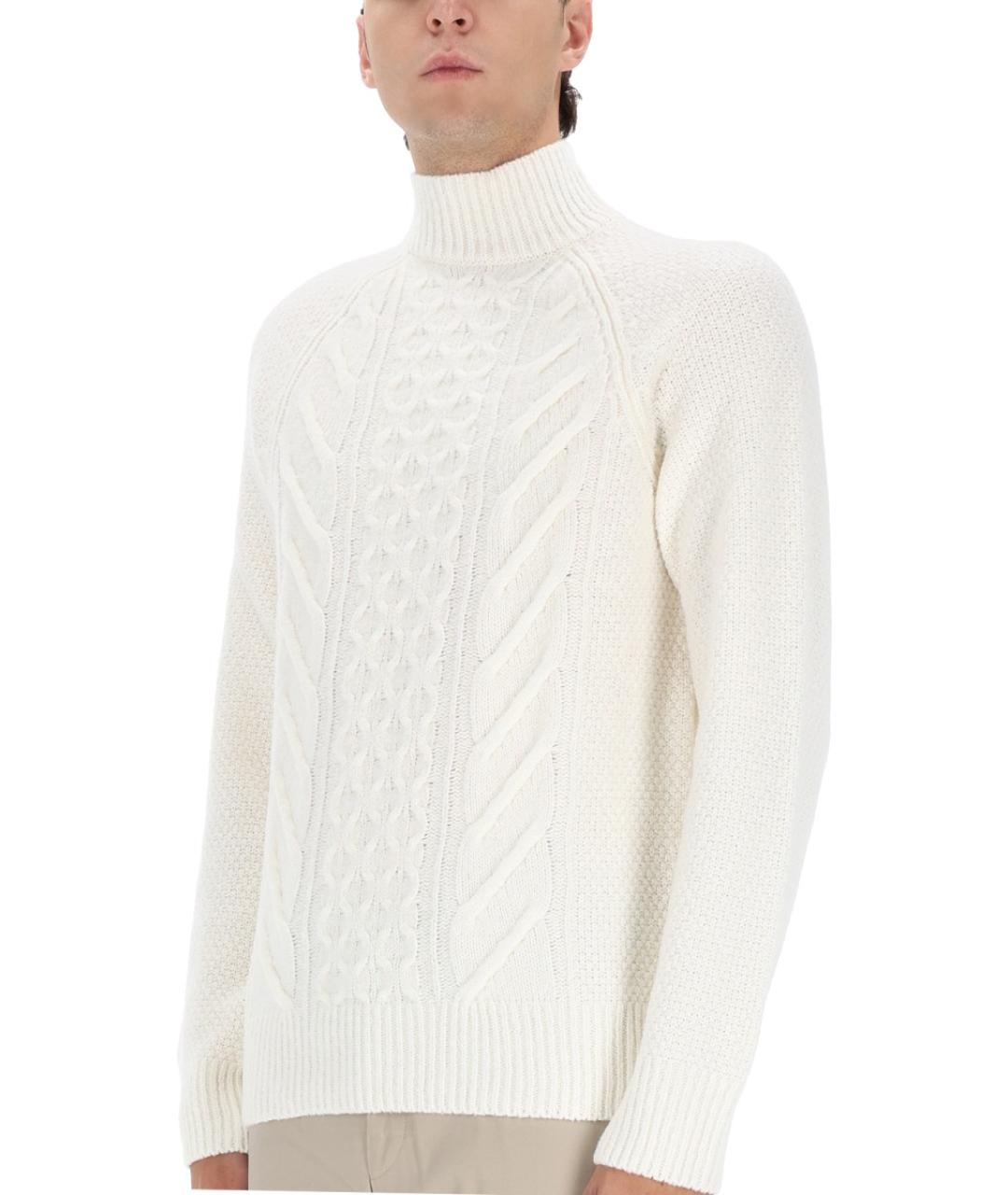 HUGO BOSS Белый шерстяной джемпер / свитер, фото 4