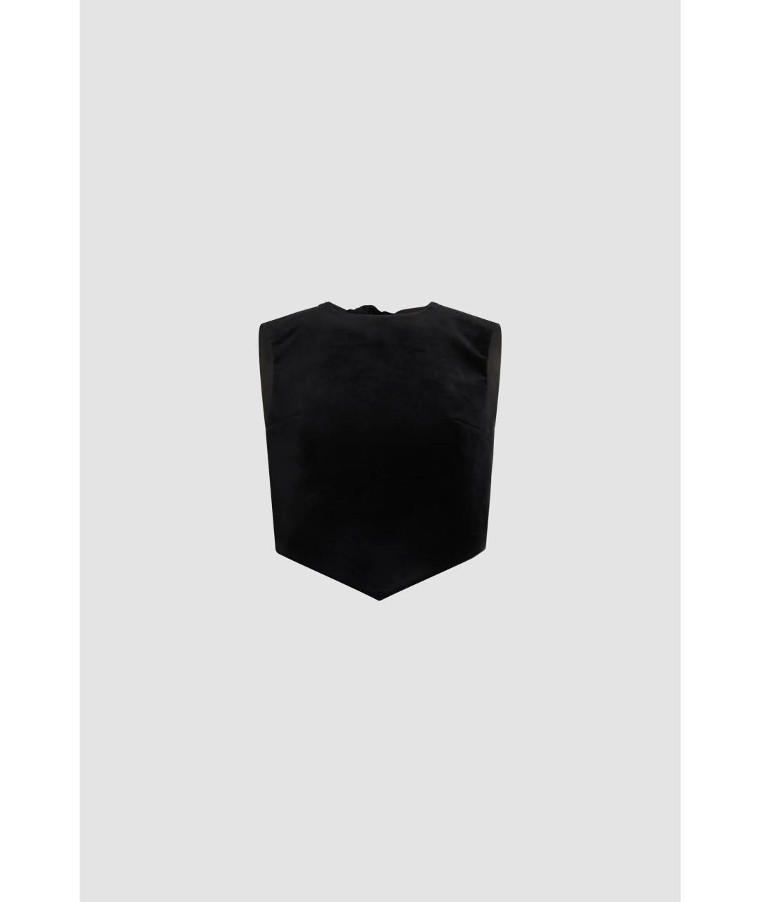 PATOU Черная хлопковая блузы, фото 6