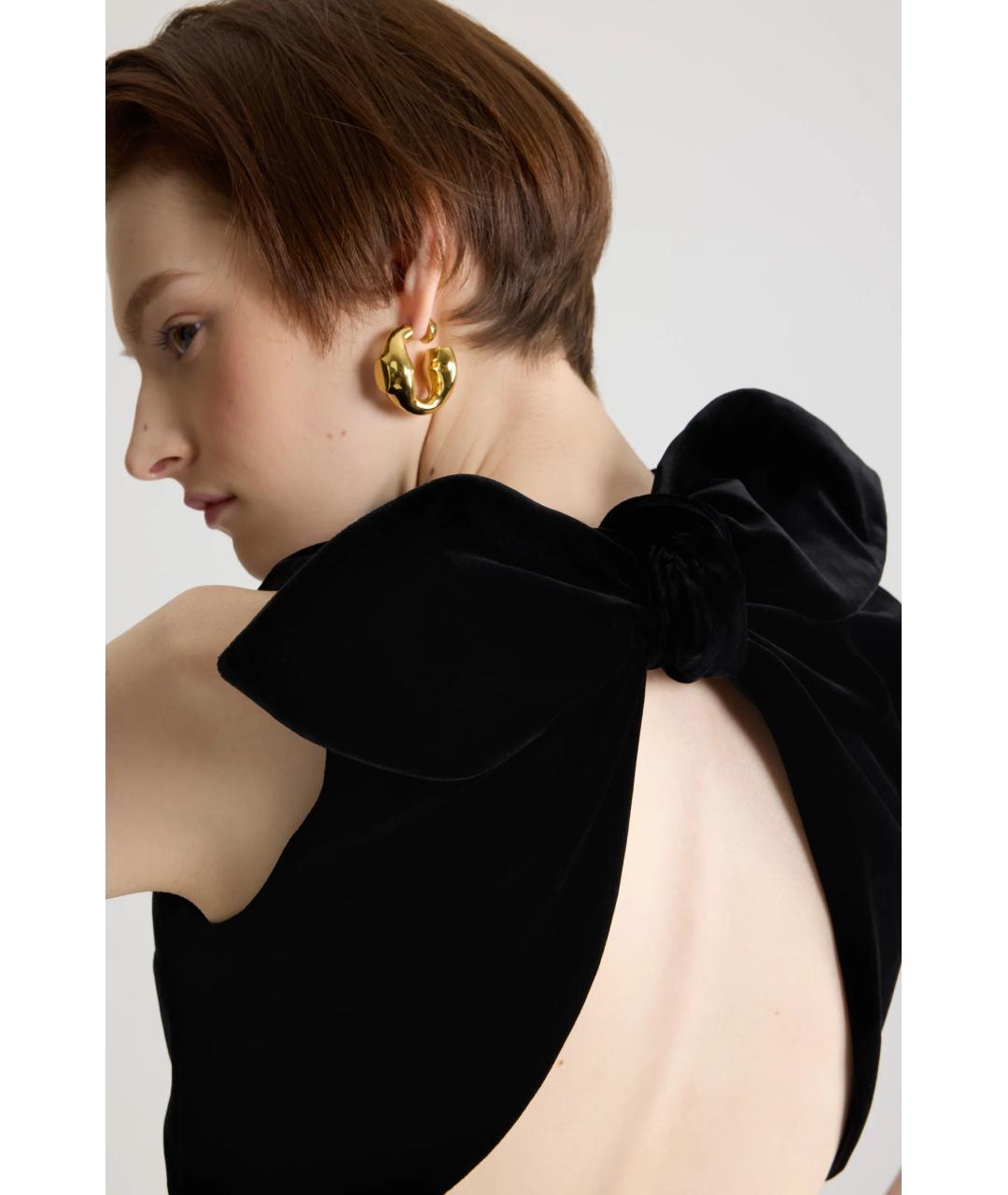 PATOU Черная хлопковая блузы, фото 4