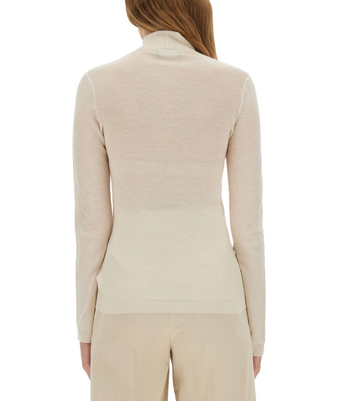 FABIANA FILIPPI Белый шерстяной джемпер / свитер, фото 3