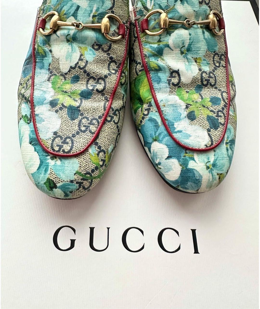 GUCCI Кожаные мюли, фото 6