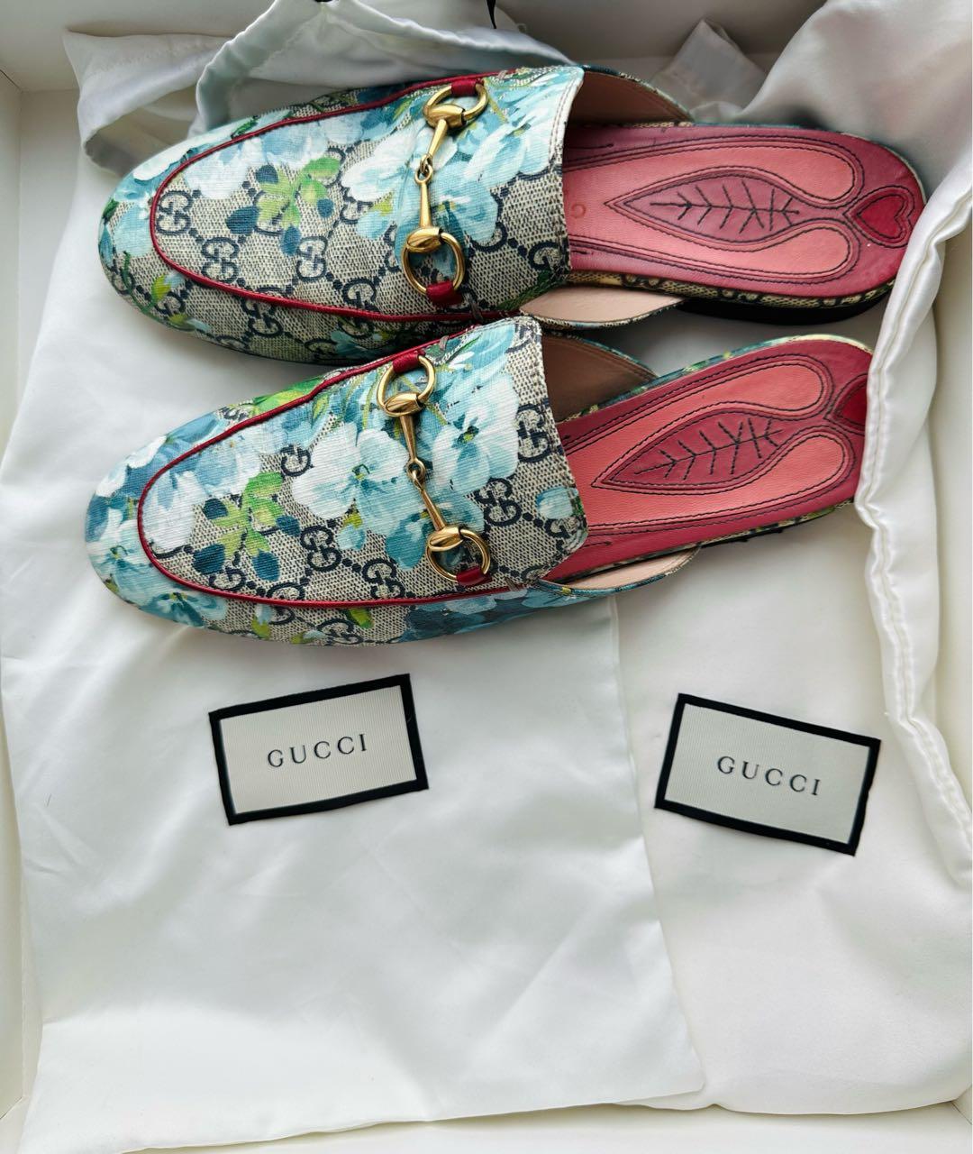 GUCCI Кожаные мюли, фото 7