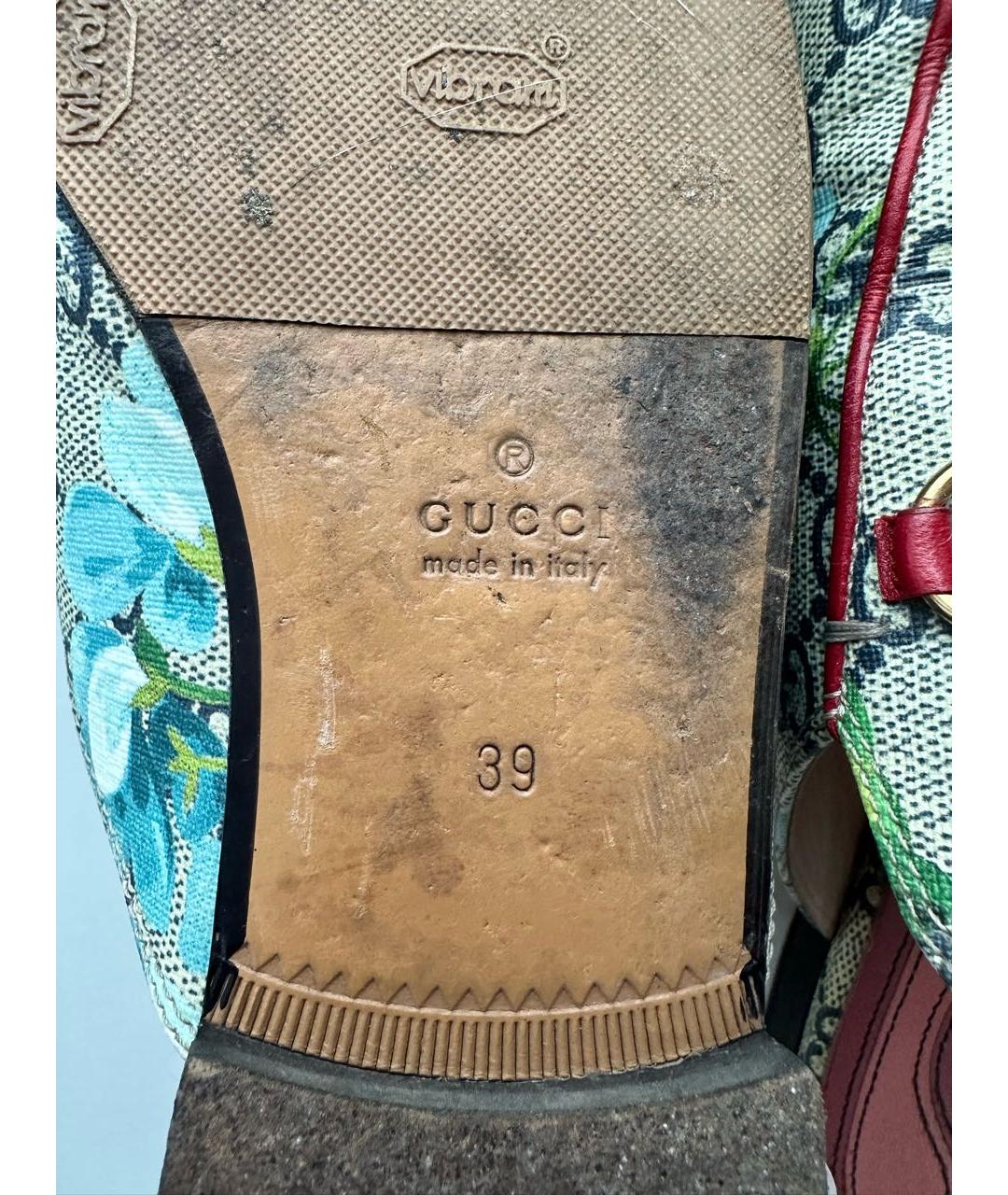 GUCCI Кожаные мюли, фото 5