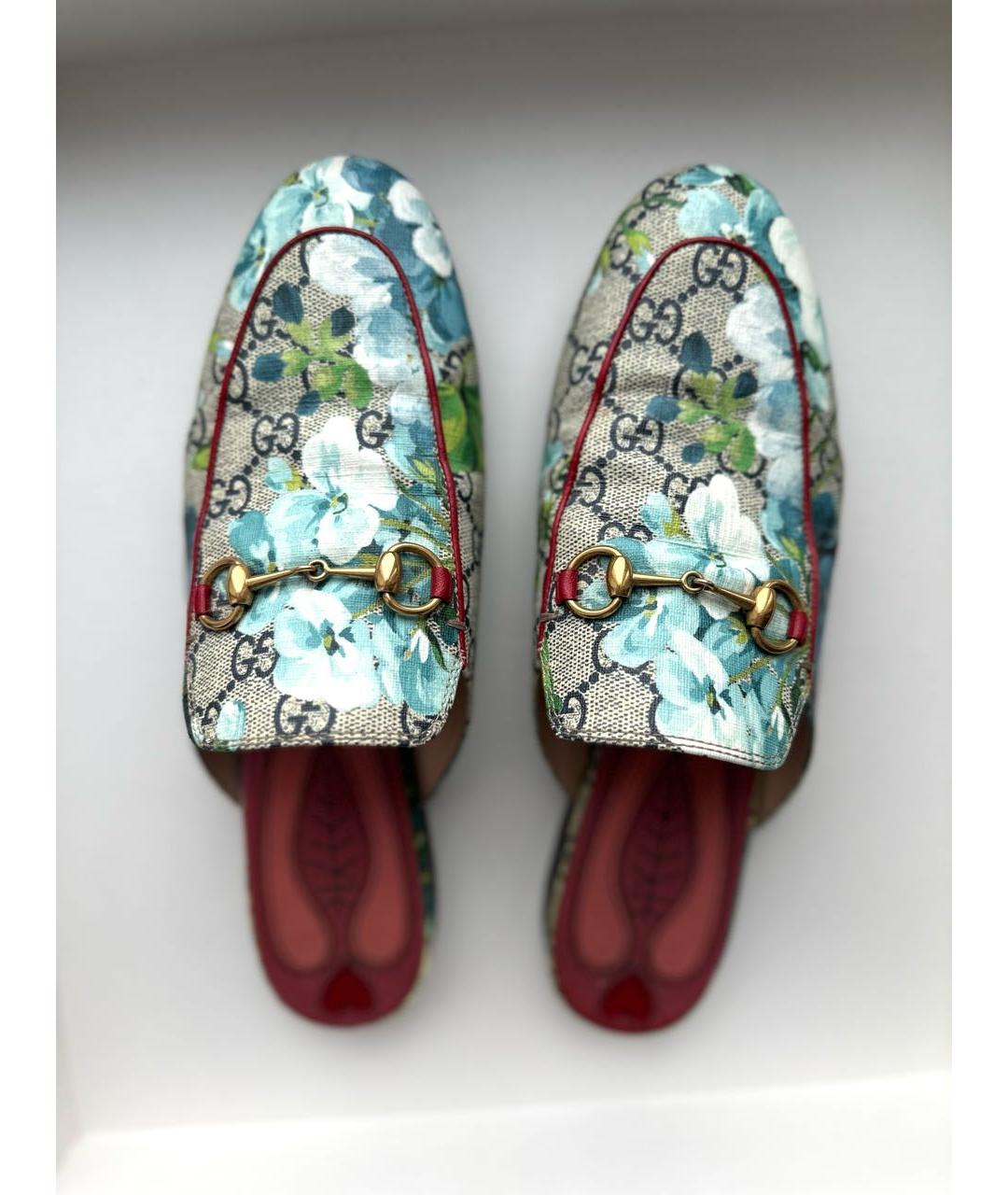 GUCCI Кожаные мюли, фото 3