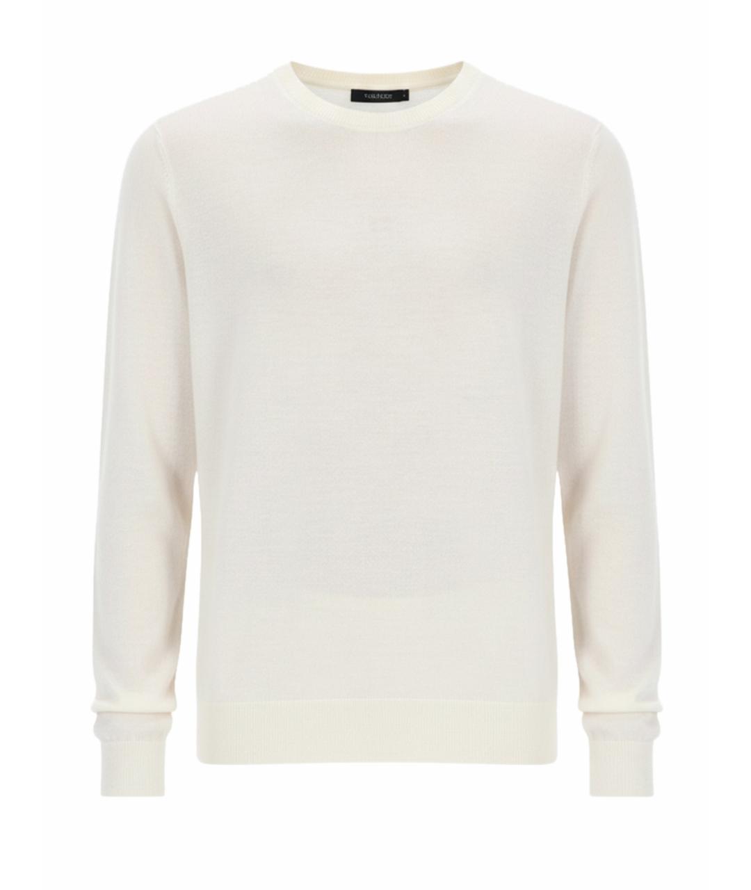 HUGO BOSS Белый шерстяной джемпер / свитер, фото 1