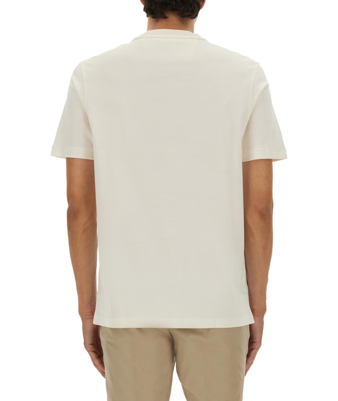 HUGO BOSS Белая хлопковая футболка, фото 3