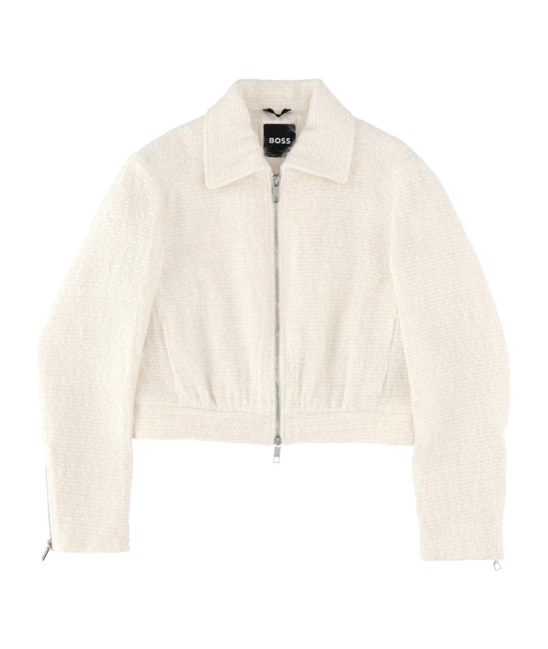 HUGO BOSS Белая шерстяная куртка, фото 1