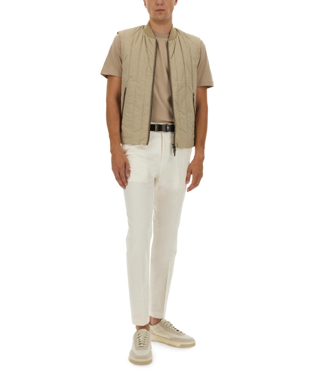 HUGO BOSS Бежевый полиамидовый жилет, фото 3