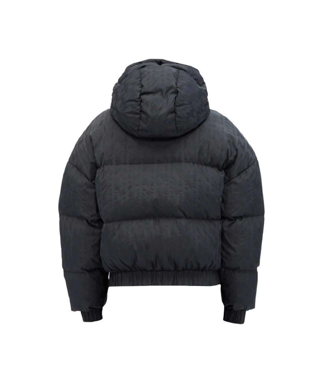 MSGM Черный полиамидовый пуховик, фото 2