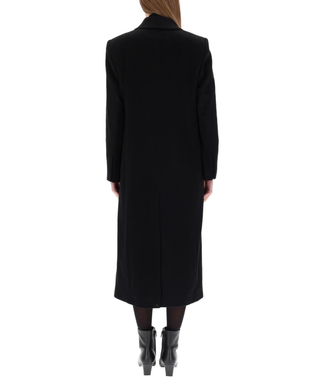 HUGO BOSS Черное шерстяное пальто, фото 3