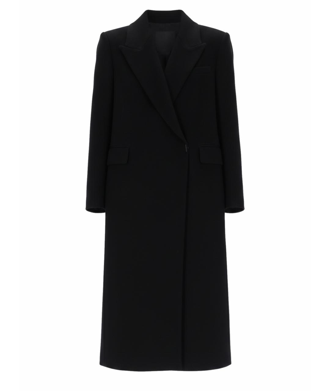 HUGO BOSS Черное шерстяное пальто, фото 1