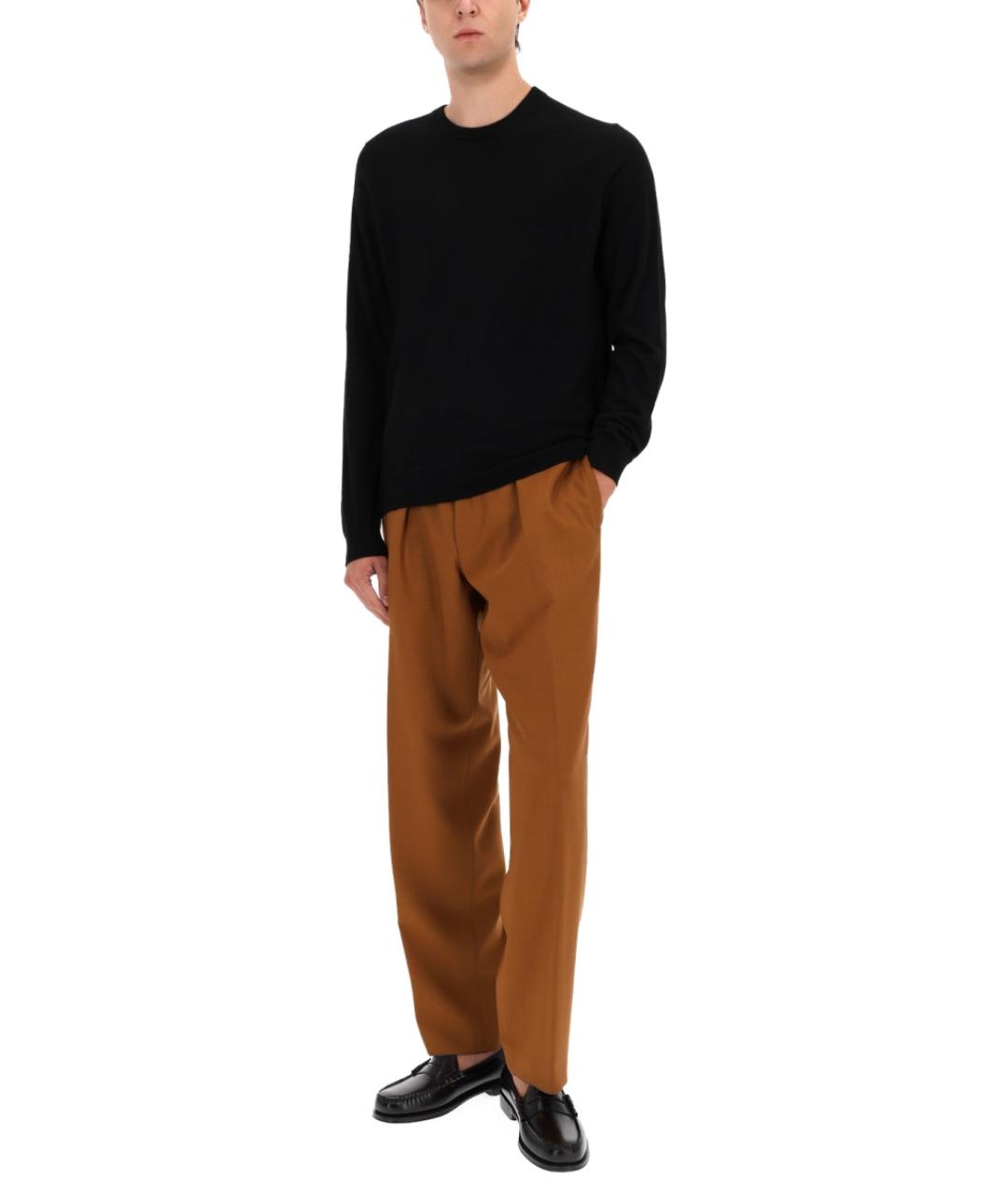 HUGO BOSS Черный кашемировый джемпер / свитер, фото 2